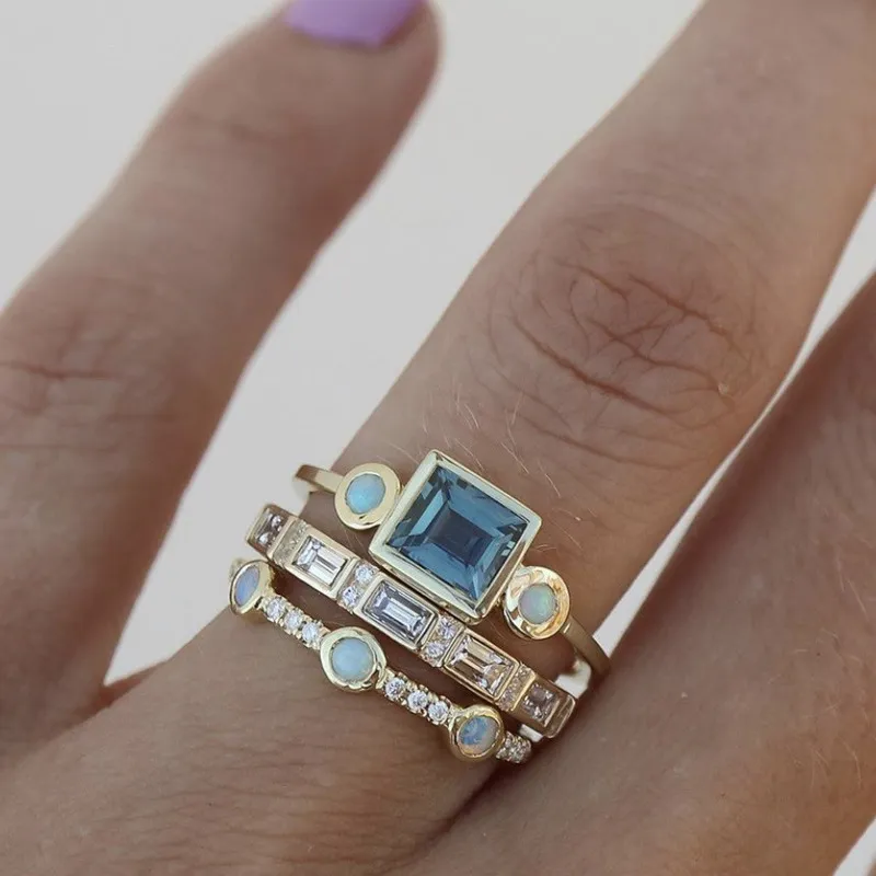 AQUA | VINTAGE KRISTALLRING