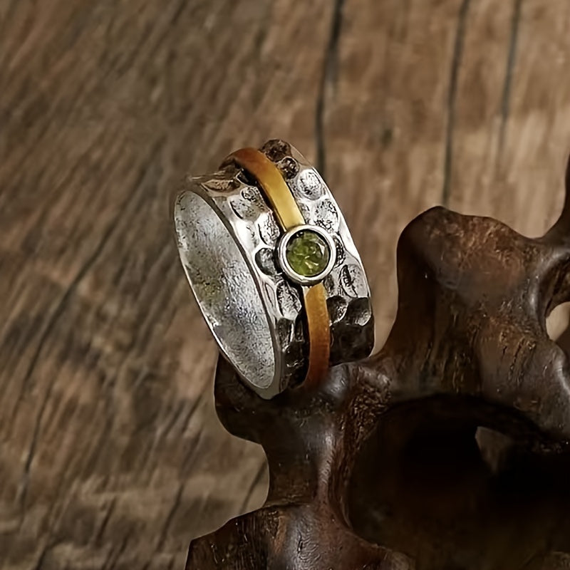 FLORA | STYLISH GREEN RING