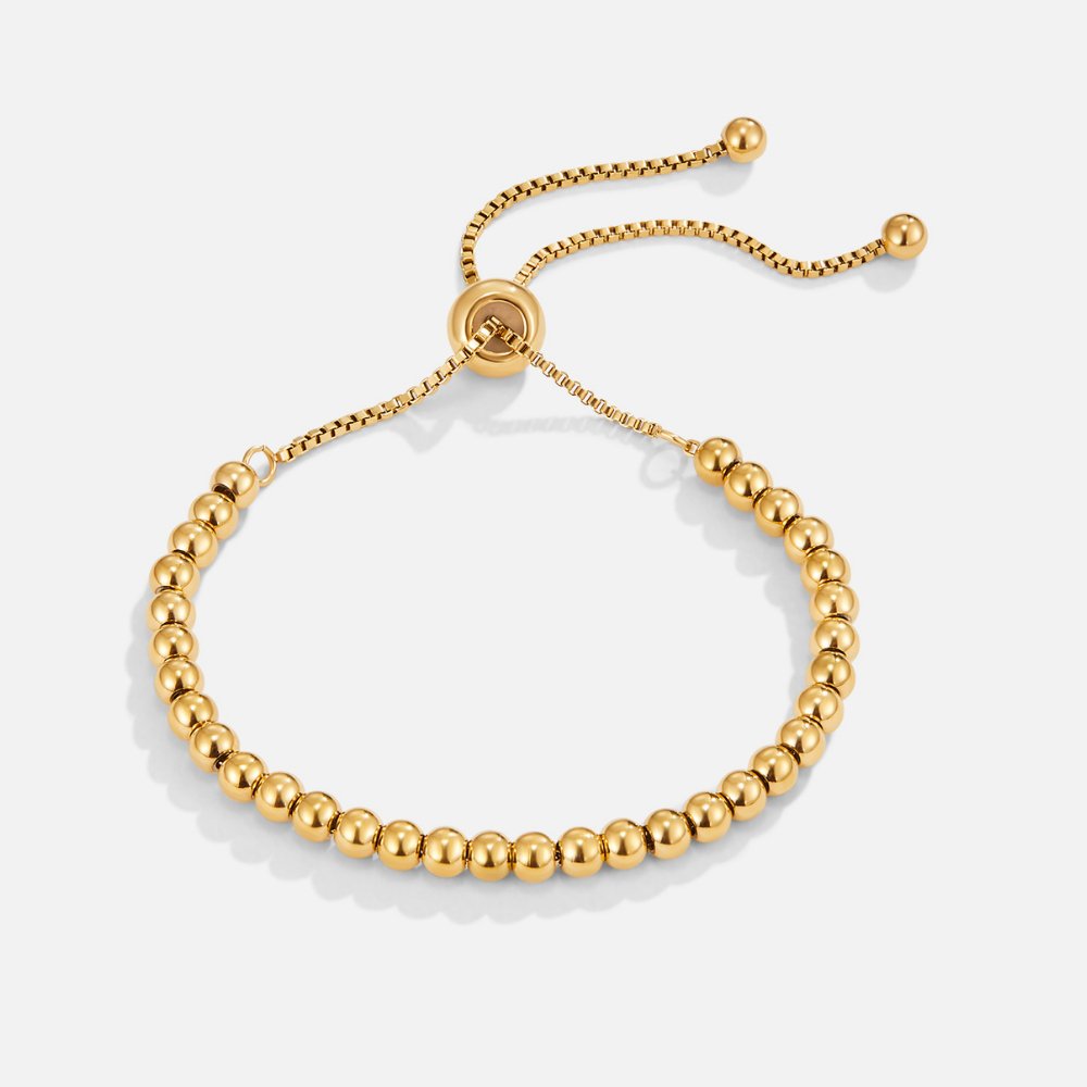 AISHA | STILIGT BEADAT GULDBRACELET